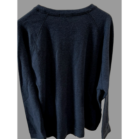 *NWT*Men's Banana Republic Crew Neck Classic Preppy ribbed Blue sweatshirt XXL - Picture 2 of 4